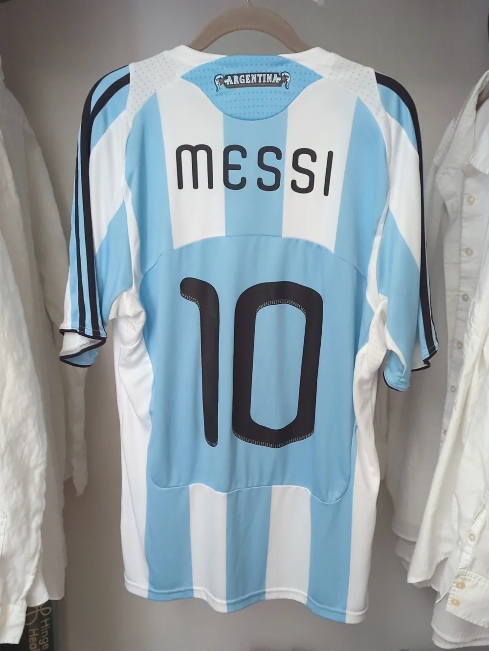 adidas  Messi Argentina Clima365 Performance Jersey Large